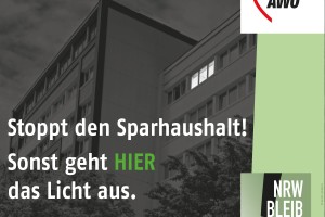 Aufruf: Petition gegen die Sparpläne der Bundesregierung #Lichtaus 